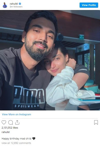 Relationship With KL Rahul Relationship With KL Rahul
